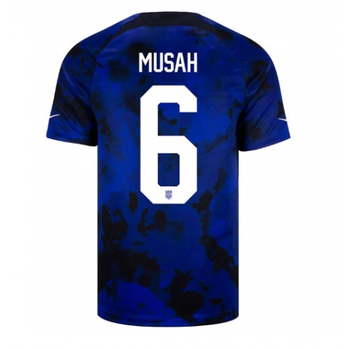 United States Yunus Musah #6 Replica Away Stadium Shirt World Cup 2022 Short Sleeve
